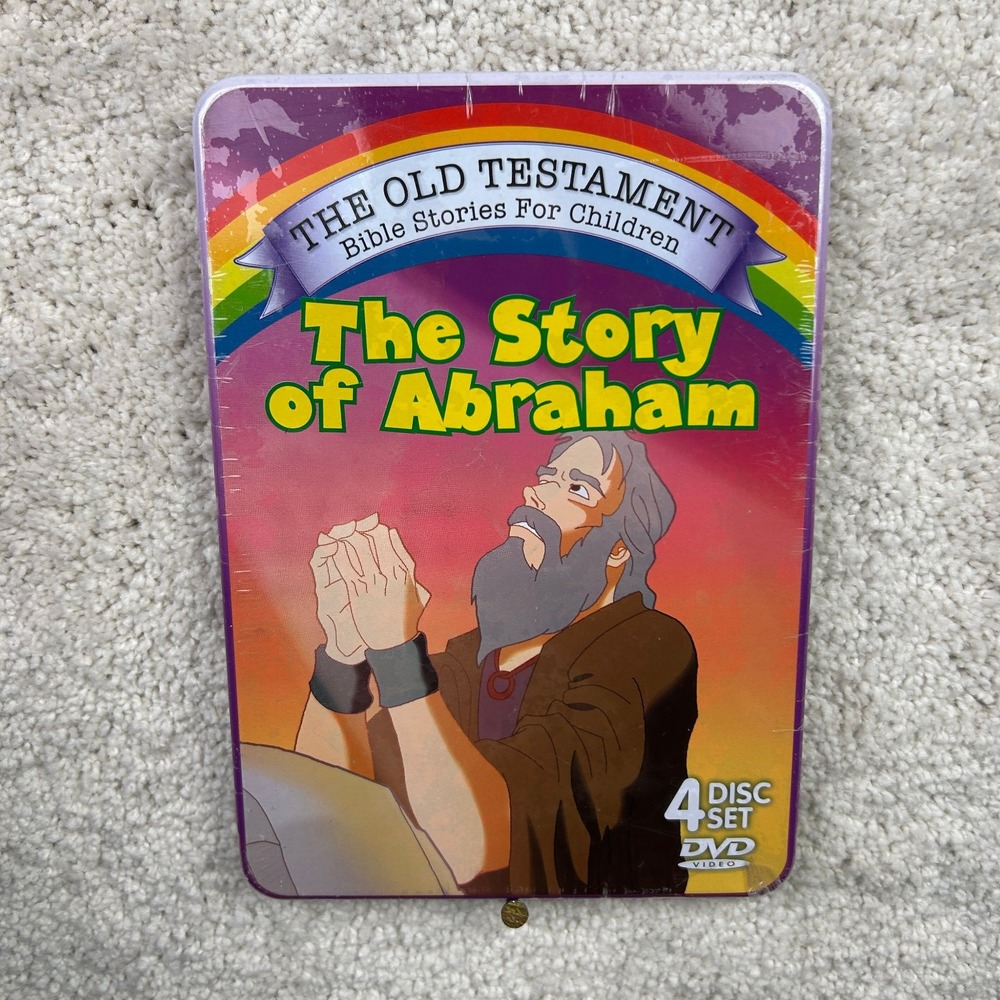 Old Testament Bible Stories The Story of Abraham DVD 2001 4-Disc Animated Kids